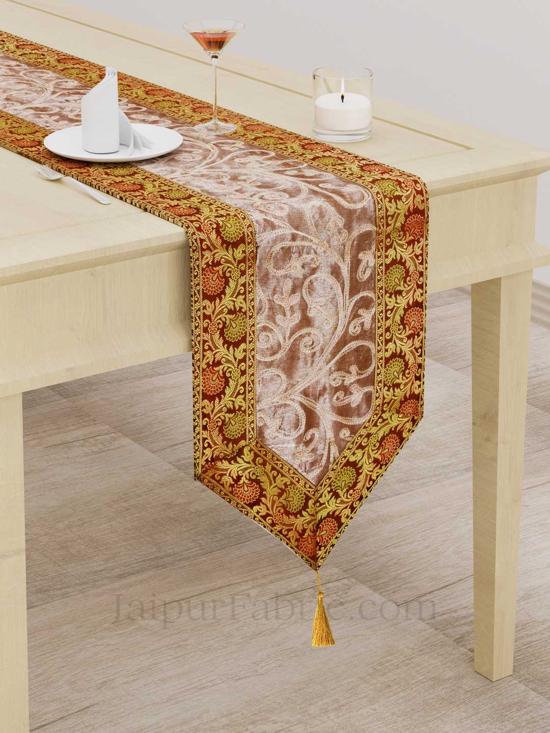 Silk on sale Table Runner