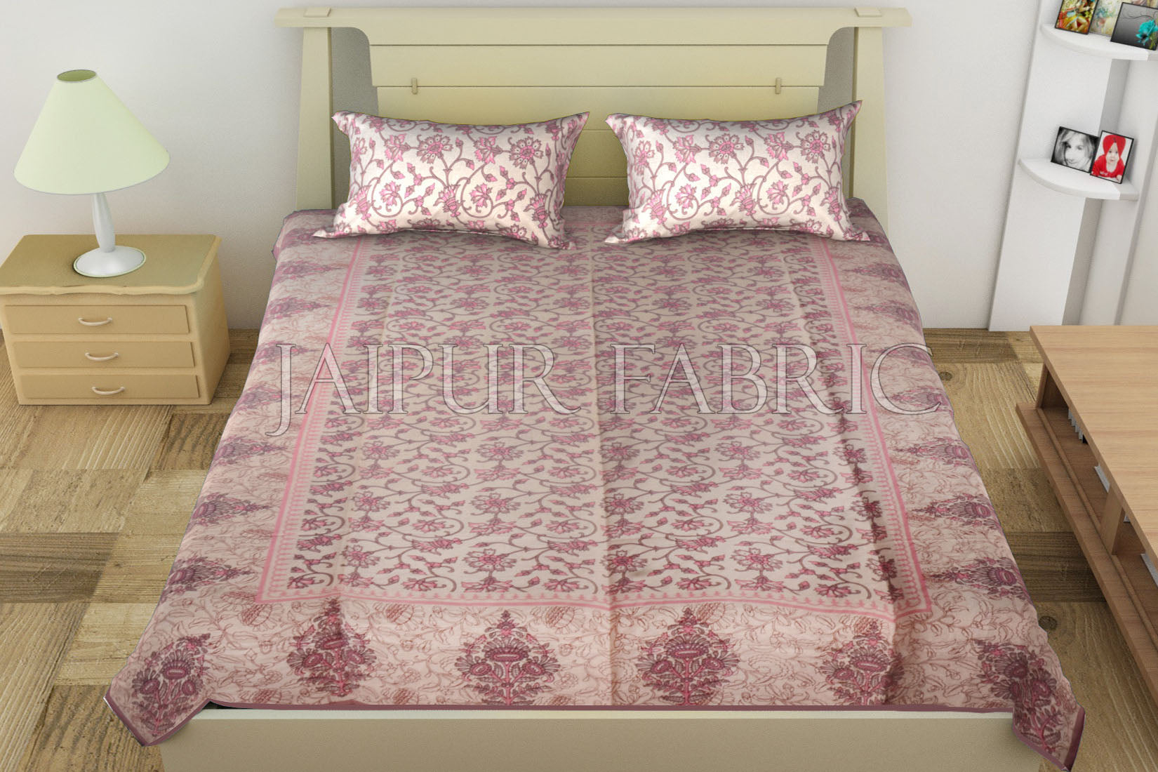 Block print double bed sheet of best quality