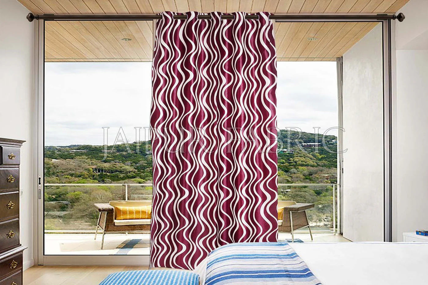 5 Stylish Bedroom Curtain Design Ideas – Elevate Your Space with Jaipur Fabric