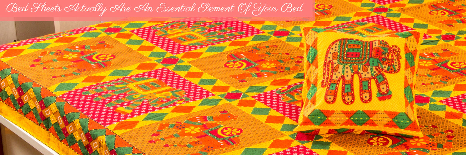 Brilliantly Crafted Bedsheet with Kantha Embroidery is Awesome