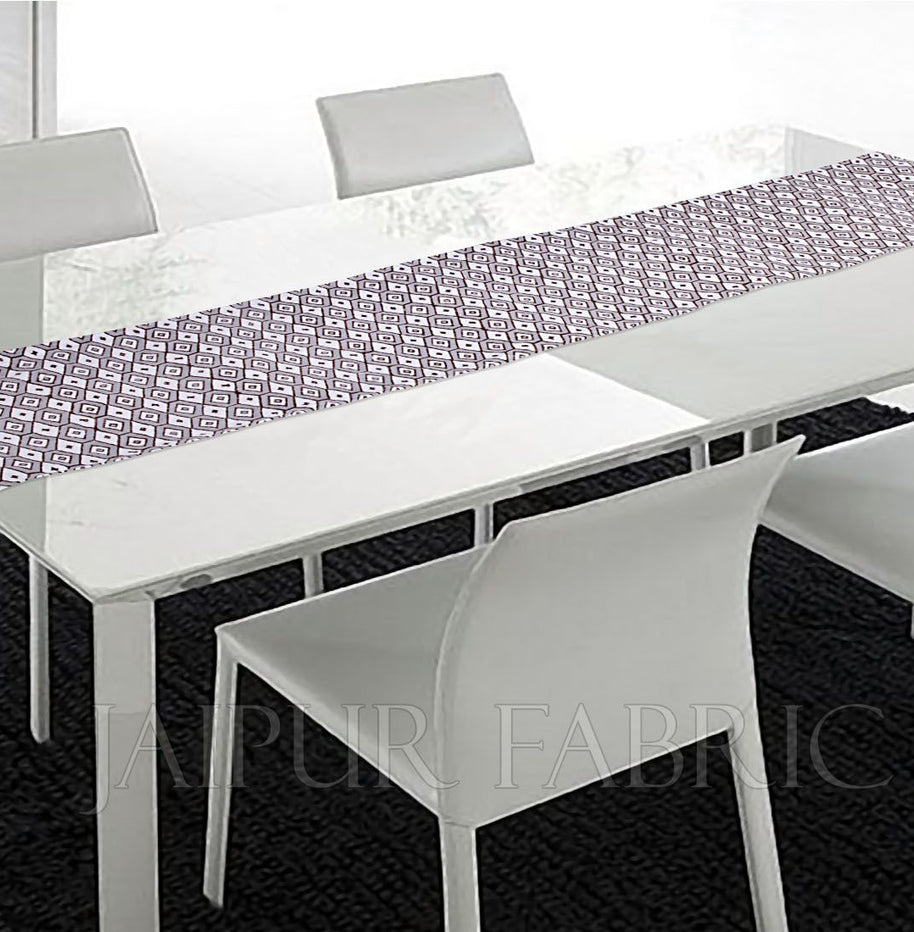 Gray Dining Table Runner