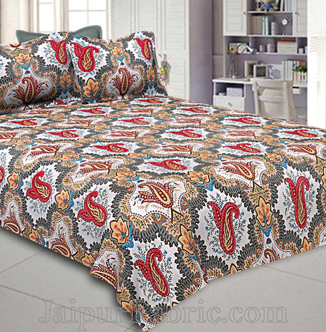 Double Bedsheet Twill Cotton Breath Easy Nature Love Redwood