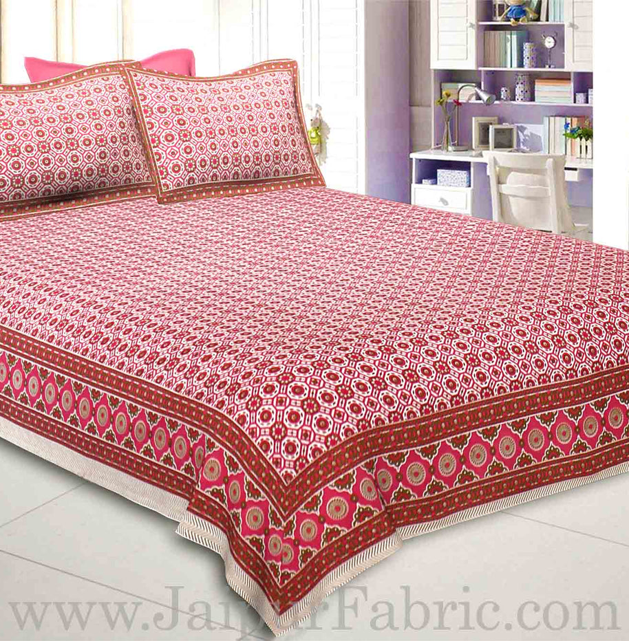 Dazzling Geometry Double Bedsheet