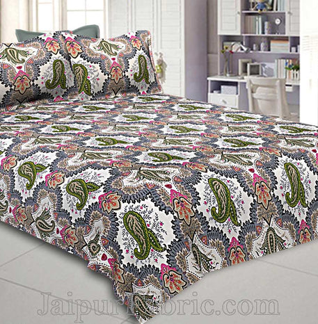 Double Bedsheet Twill Cotton Breath Easy Nature Love Greenwood