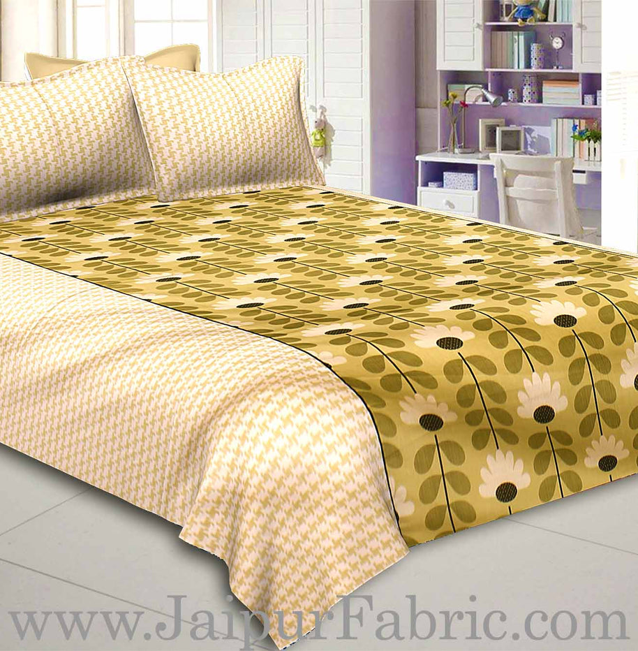 Pastel Green Double BedSheet