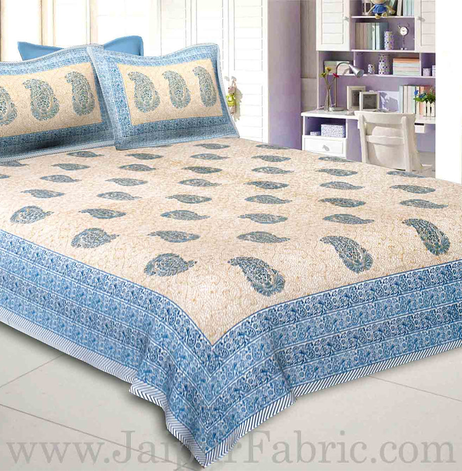 Artistic Paisley Double Bedsheet