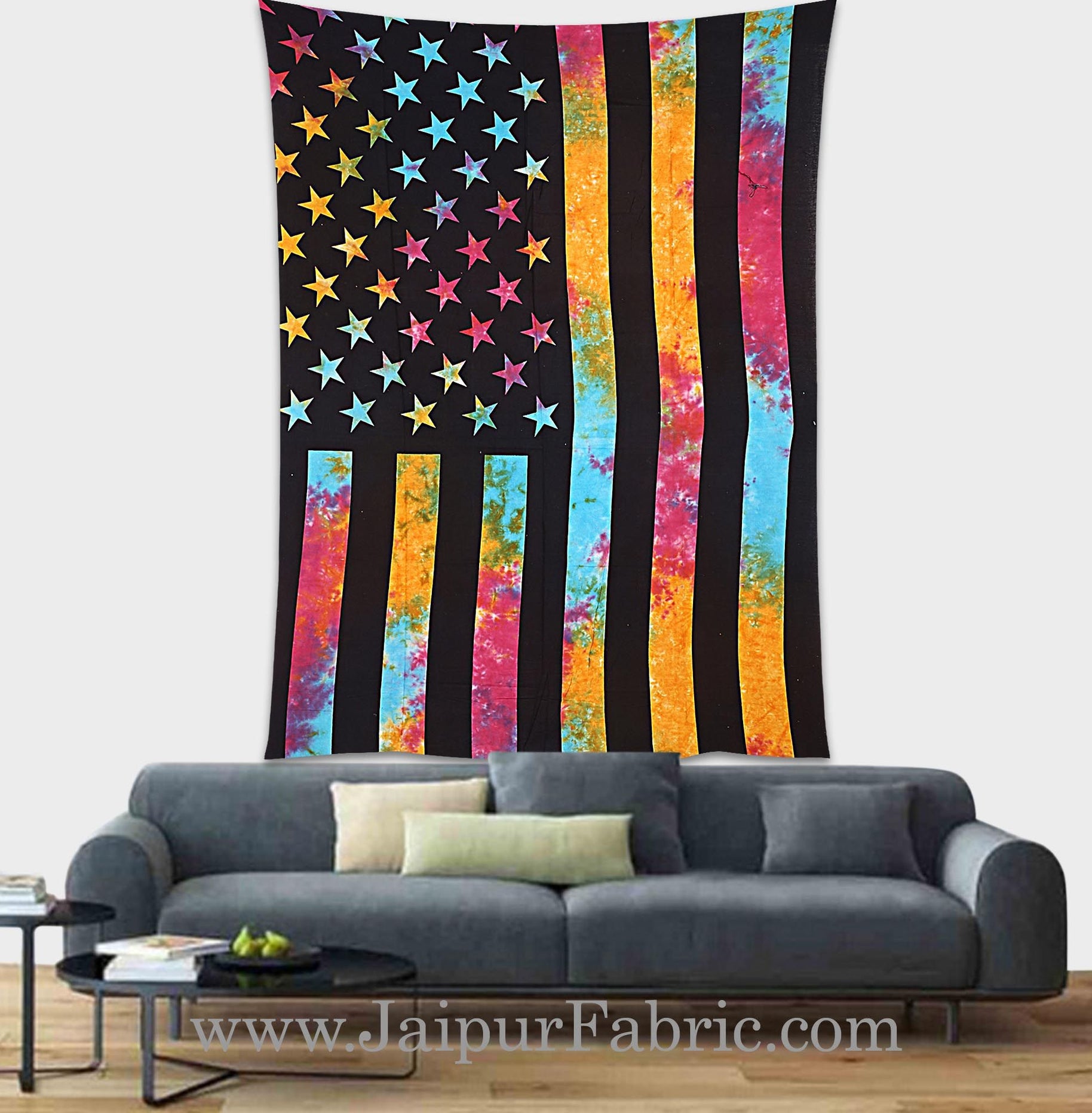 Flag tapestry wall hanging and beach throw