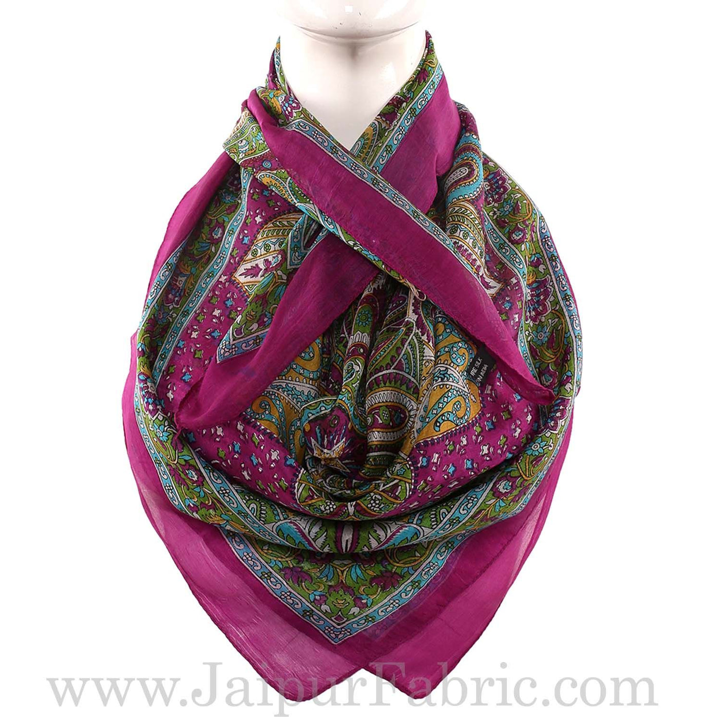 Silk Scarf Rani Paisley Design