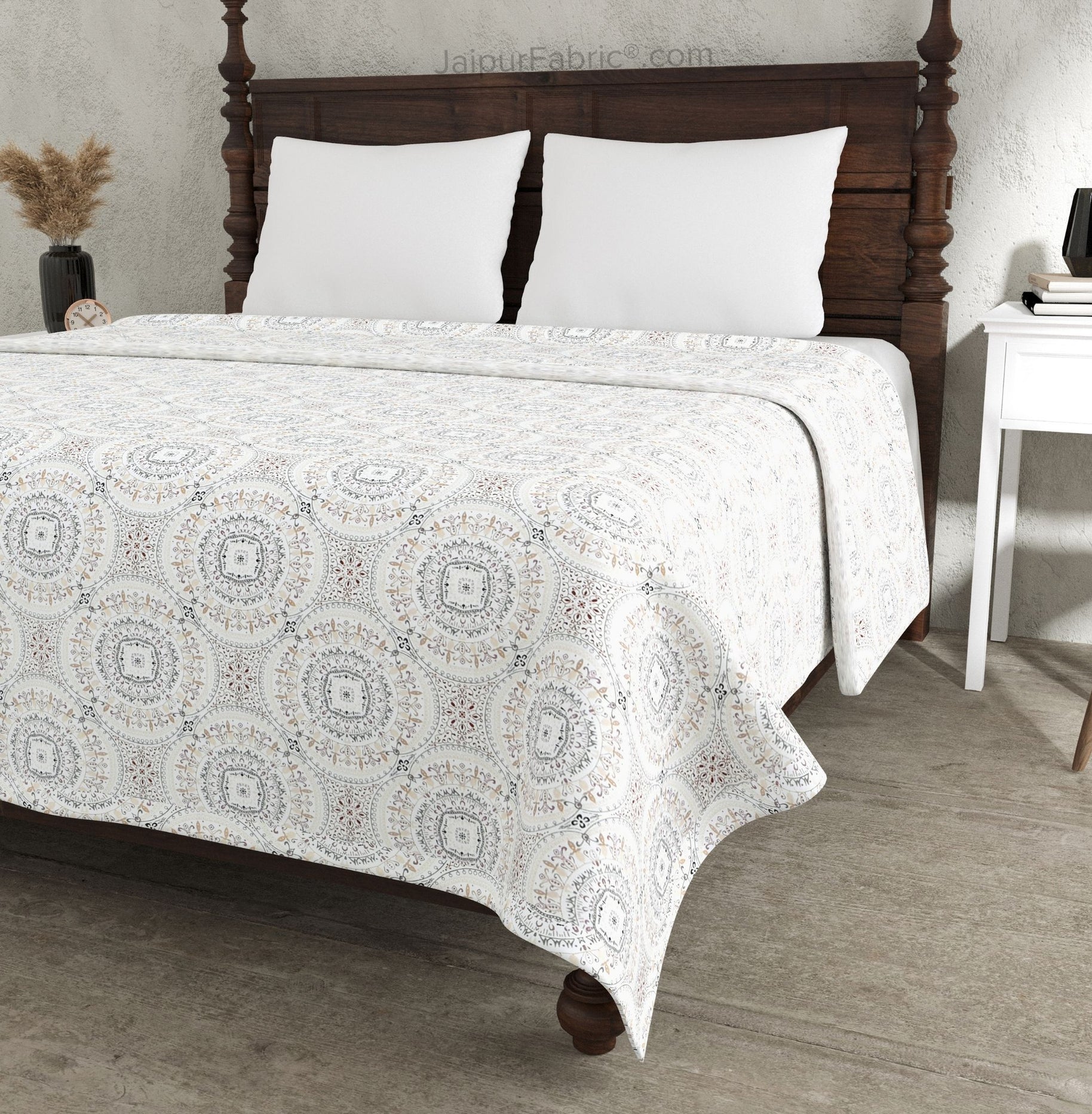 The Iconic Brown Cotton Reversible Double Bed Dohar