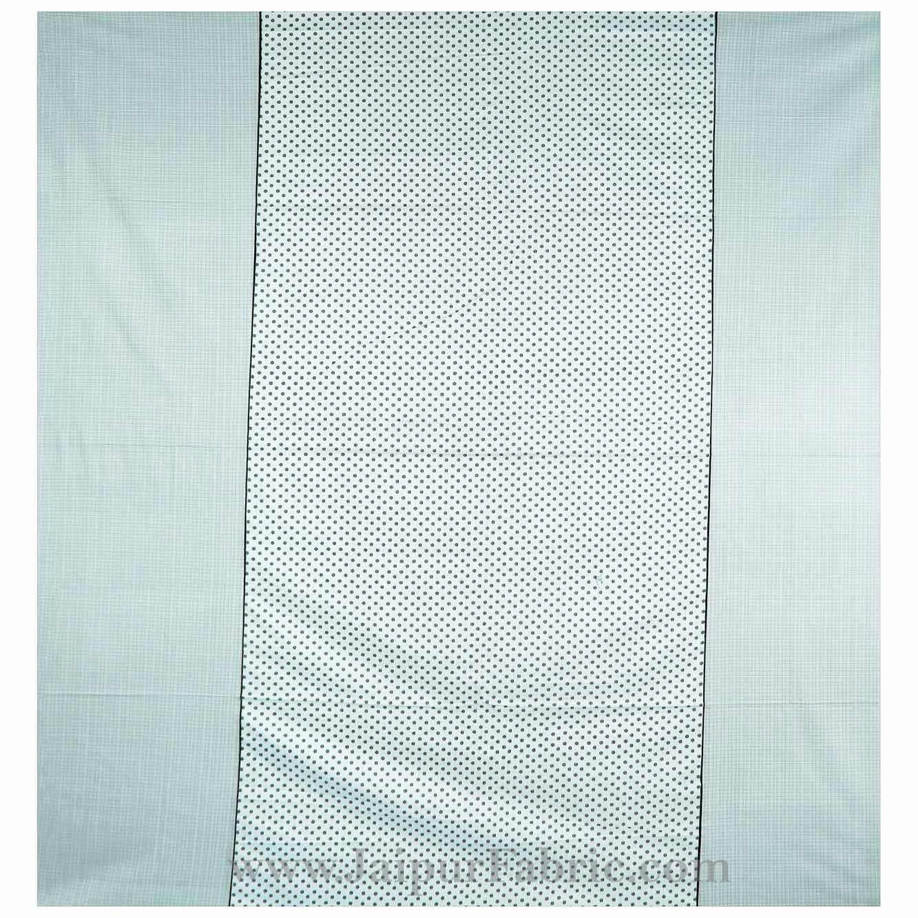 Grey Pearls Double Bedsheet