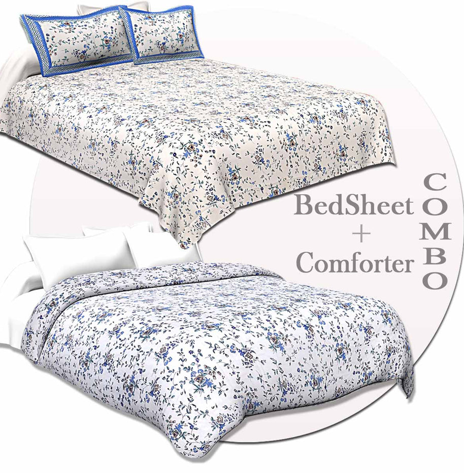 Comforter Bedsheet Combo