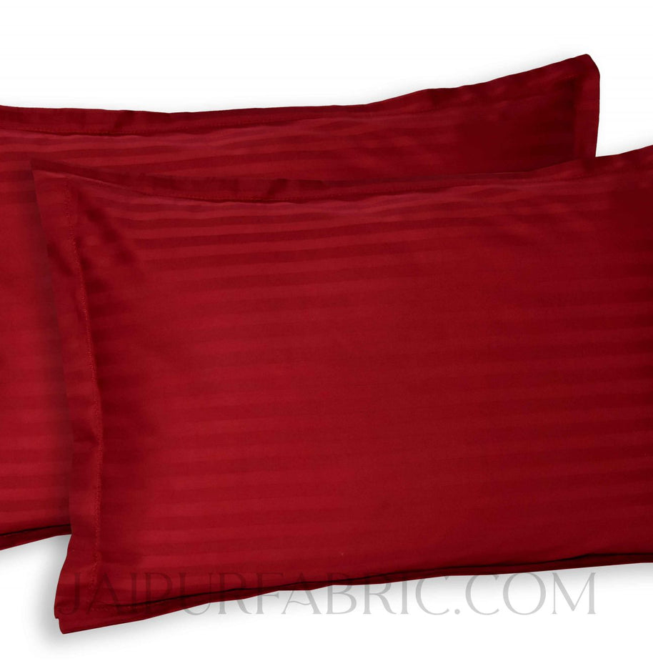 Maroon Color Pillow Cover Pair