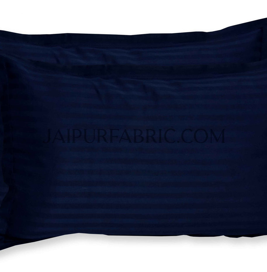 Navy Blue Color Pillow Cover Pair