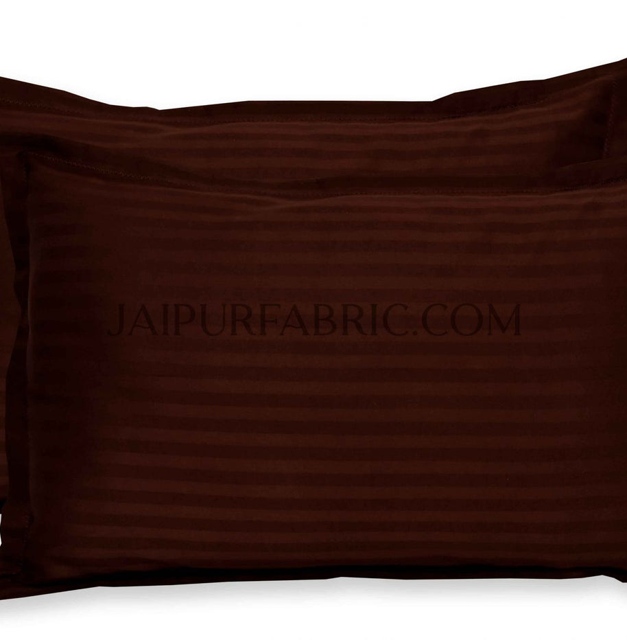 Brown Color Pillow Cover Pair