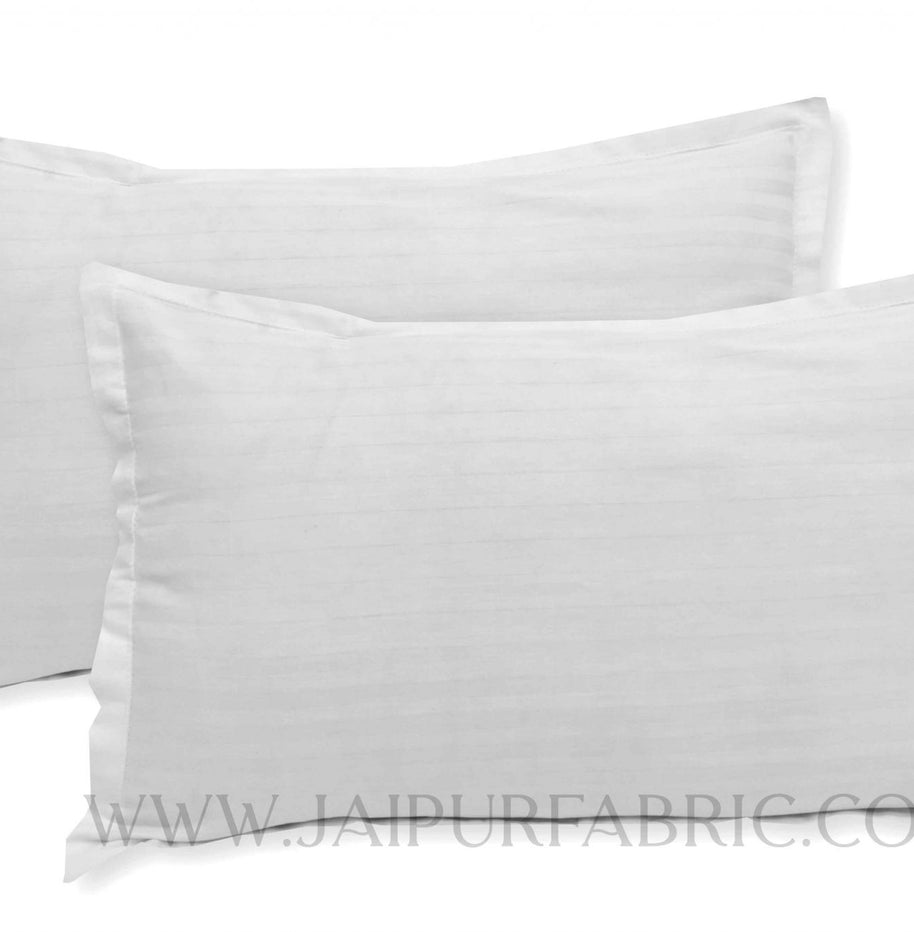 White Color Pillow Cover Pair