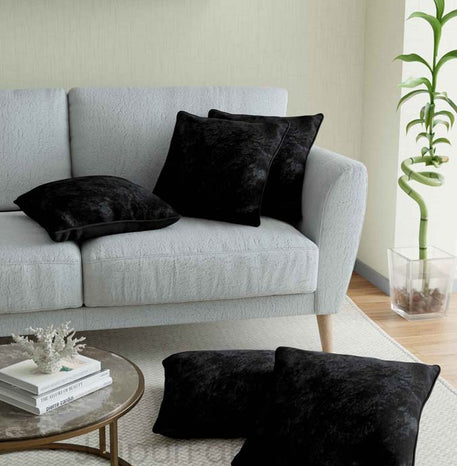 Black Decorative Super Soft Velvet Cushion Cover