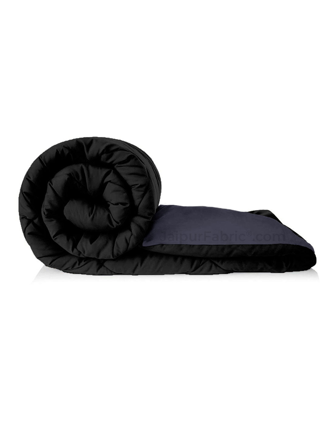 Black Dark Grey Single Bed Comforter