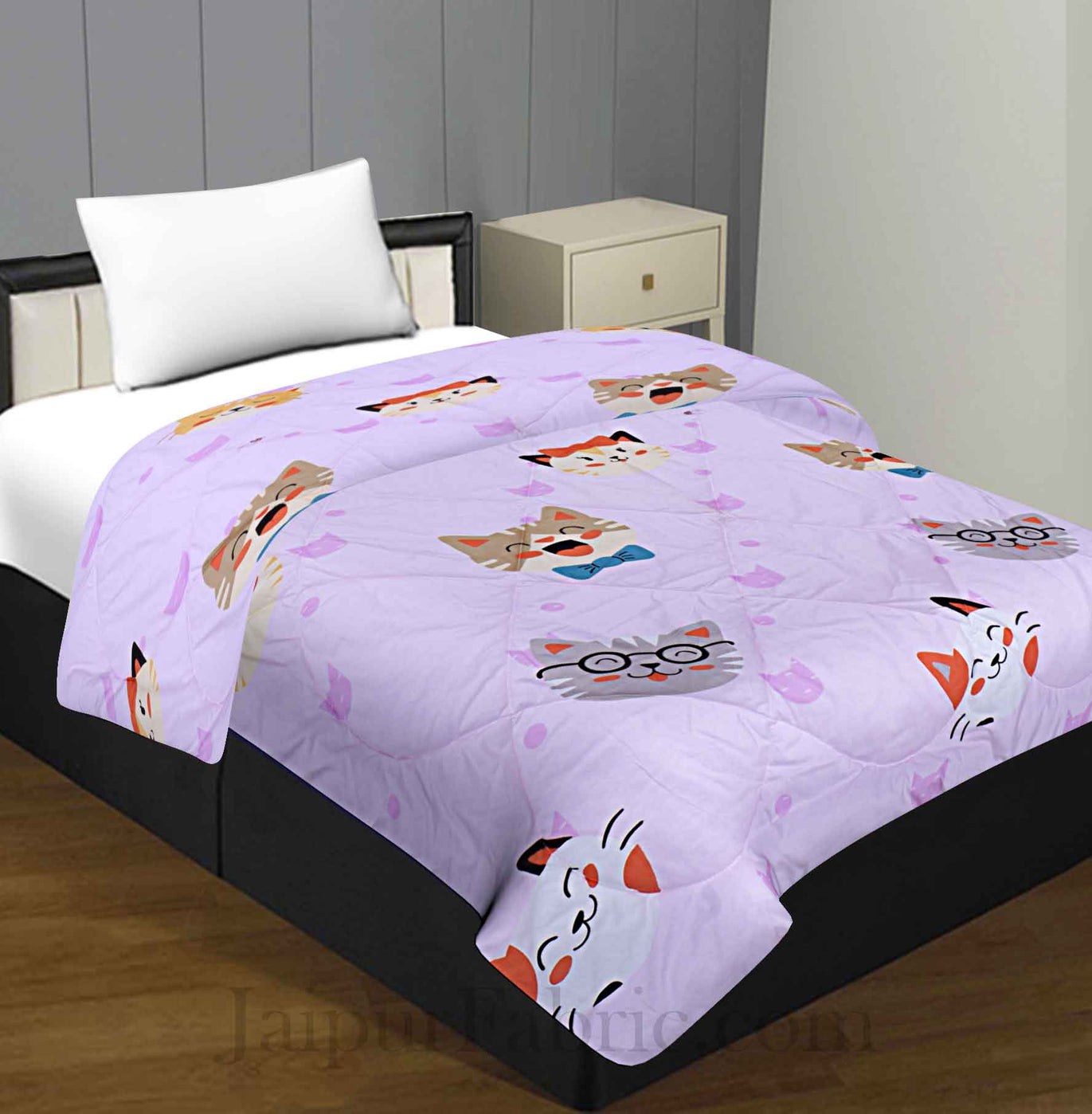 Pretty Cats Single Bed Comfortors