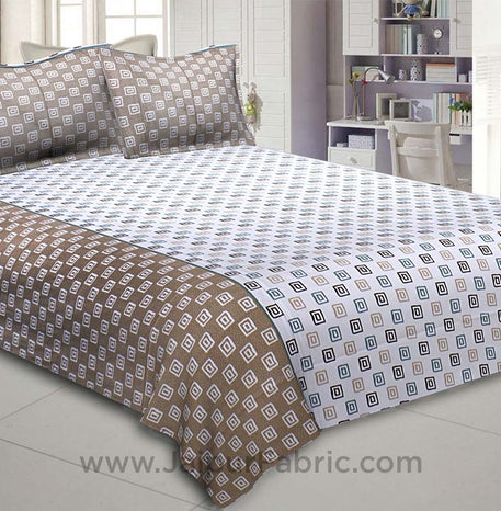 The Good Life Brown Double BedSheet