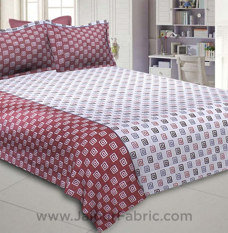 The Good Life Red Double BedSheet