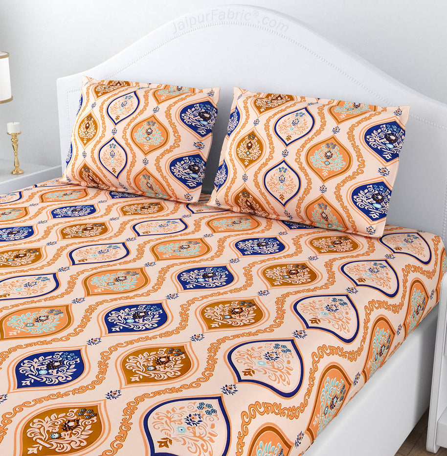 Unique Design Poly Cotton Double BedSheet