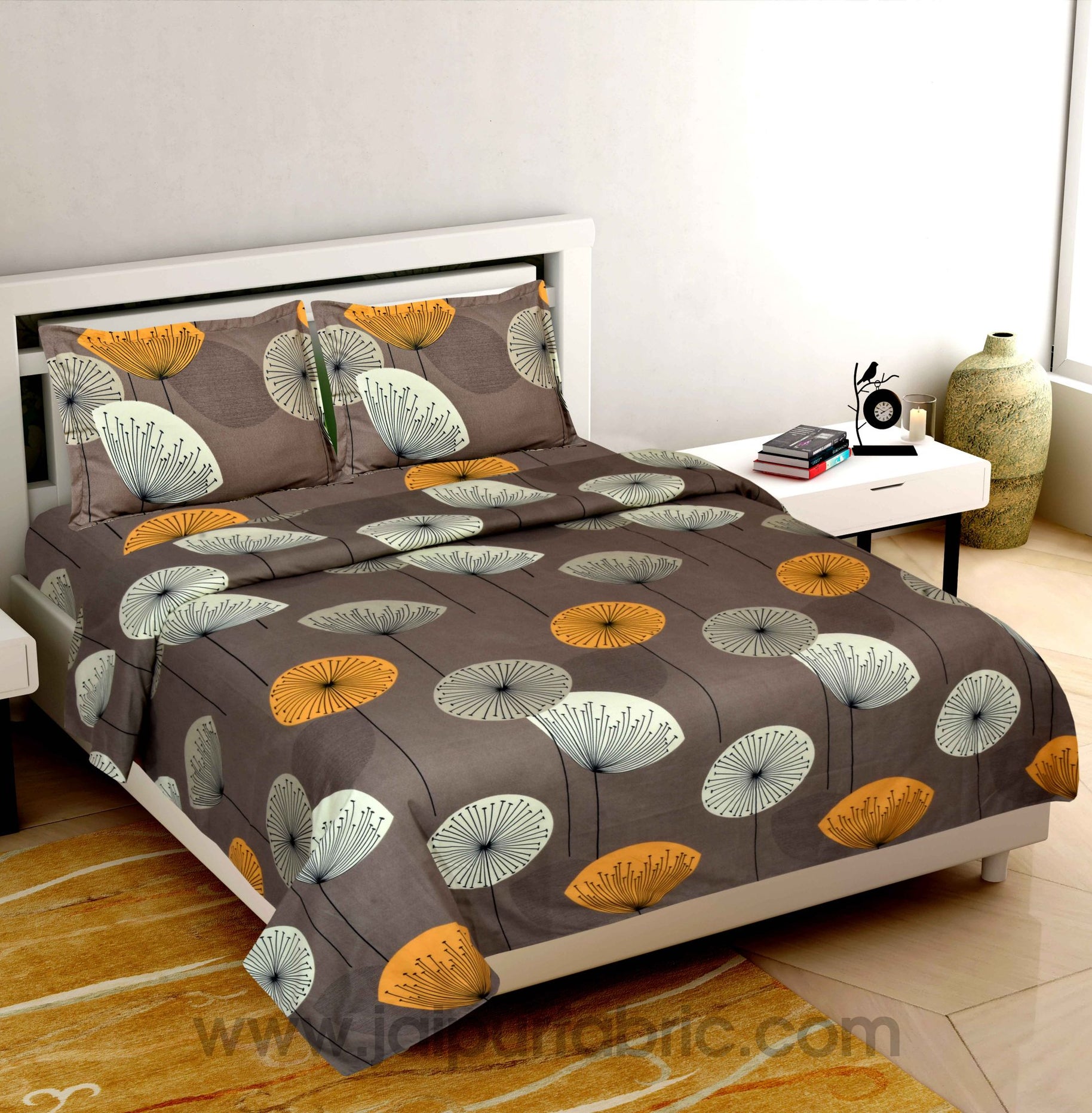 Round Tree Super-soft Double Bedsheet