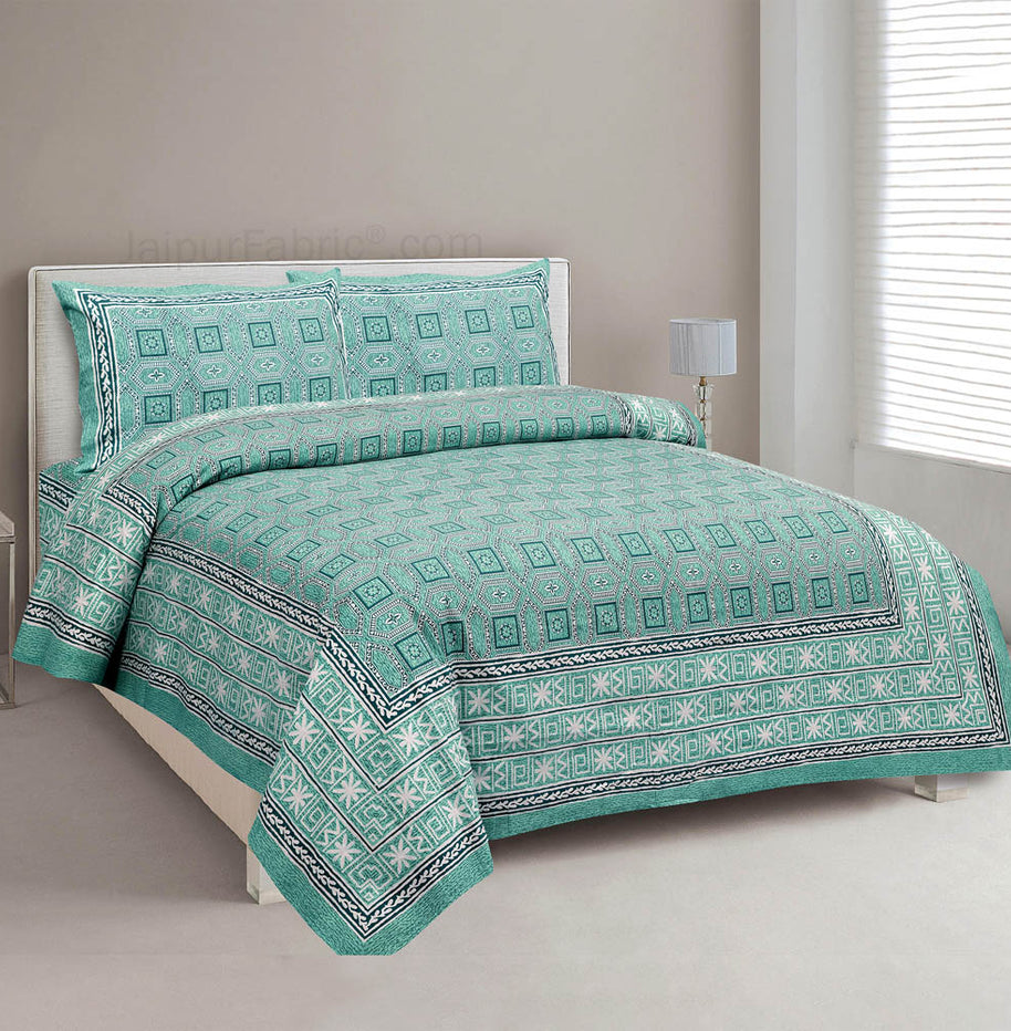 Nature Arcade Jaipur Fabric Double Bed Sheet