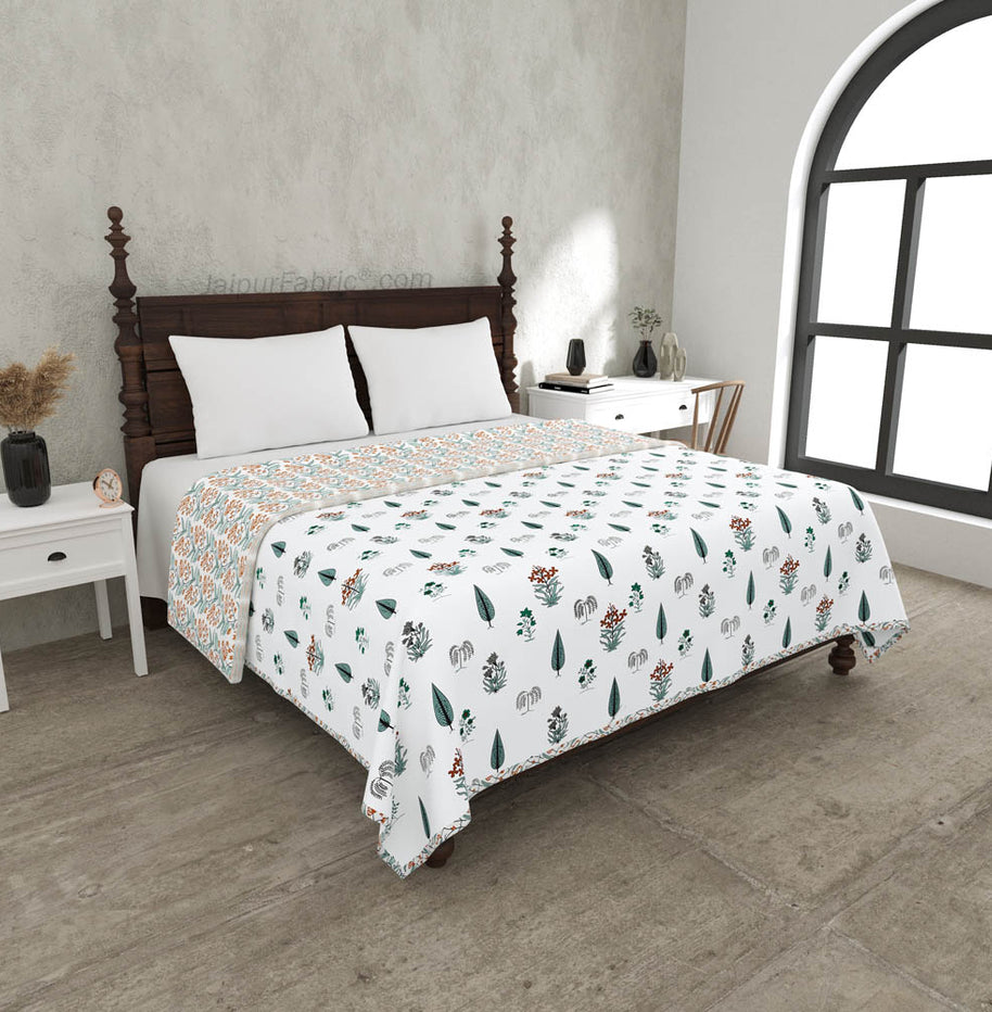 Green Pacific Pure Cotton Double Bed Dohar