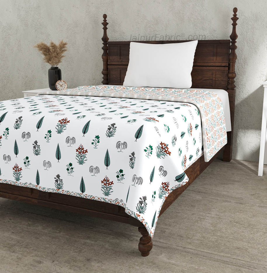 Green Pacific Pure Cotton Single Bed Dohar