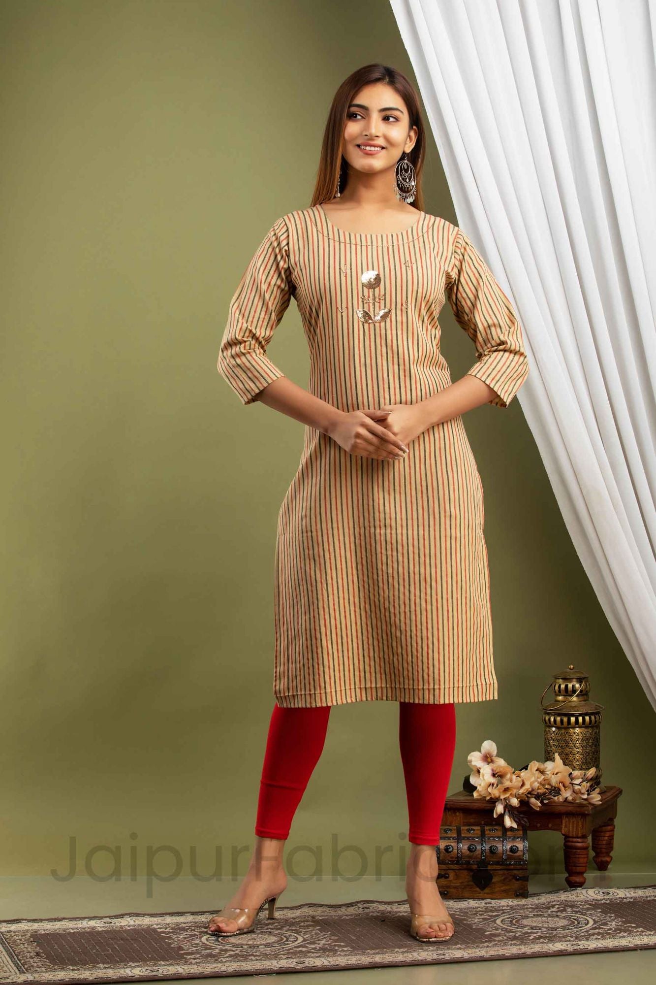 Women Straight Lining Kurti