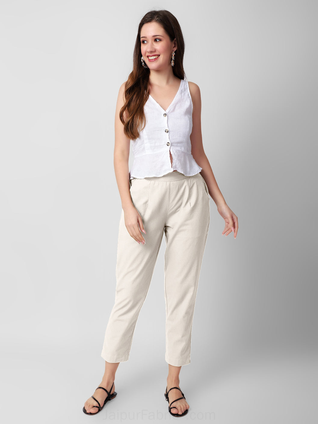 Pearl Glow Women Cotton Pants casual and semi formal daily trousers