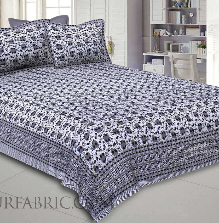 grey twinkling jugnoo king size bedsheet