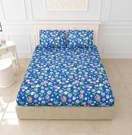 Floral Bouquet Super Soft King Size Double BedSheet