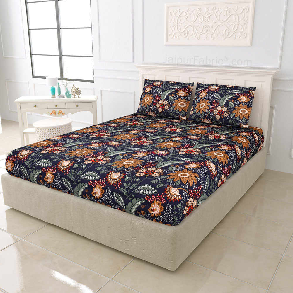 Fresh Spring King Size BedSheet