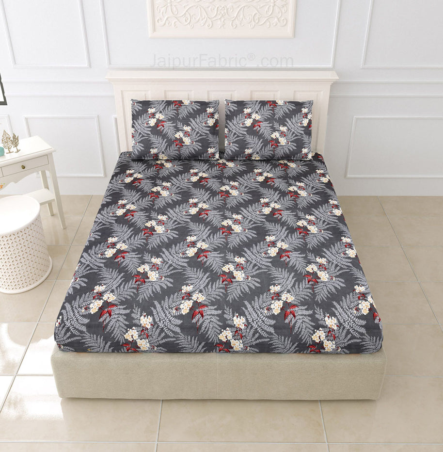 Misty Grey King Size BedSheet