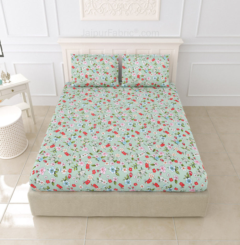 Spring Fresh King Size BedSheet