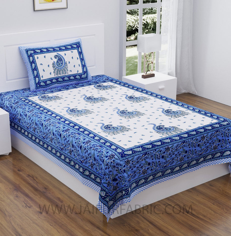 Blue Pageant Paisley Single Bedsheet