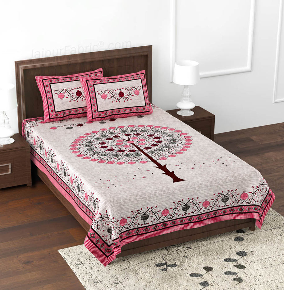 Festive Creation Queen Size Cotton Bedsheet