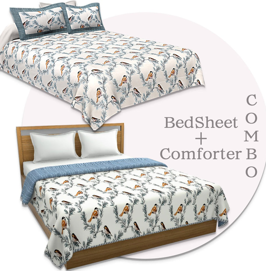 Combo122 Comforter Bedsheet Combo