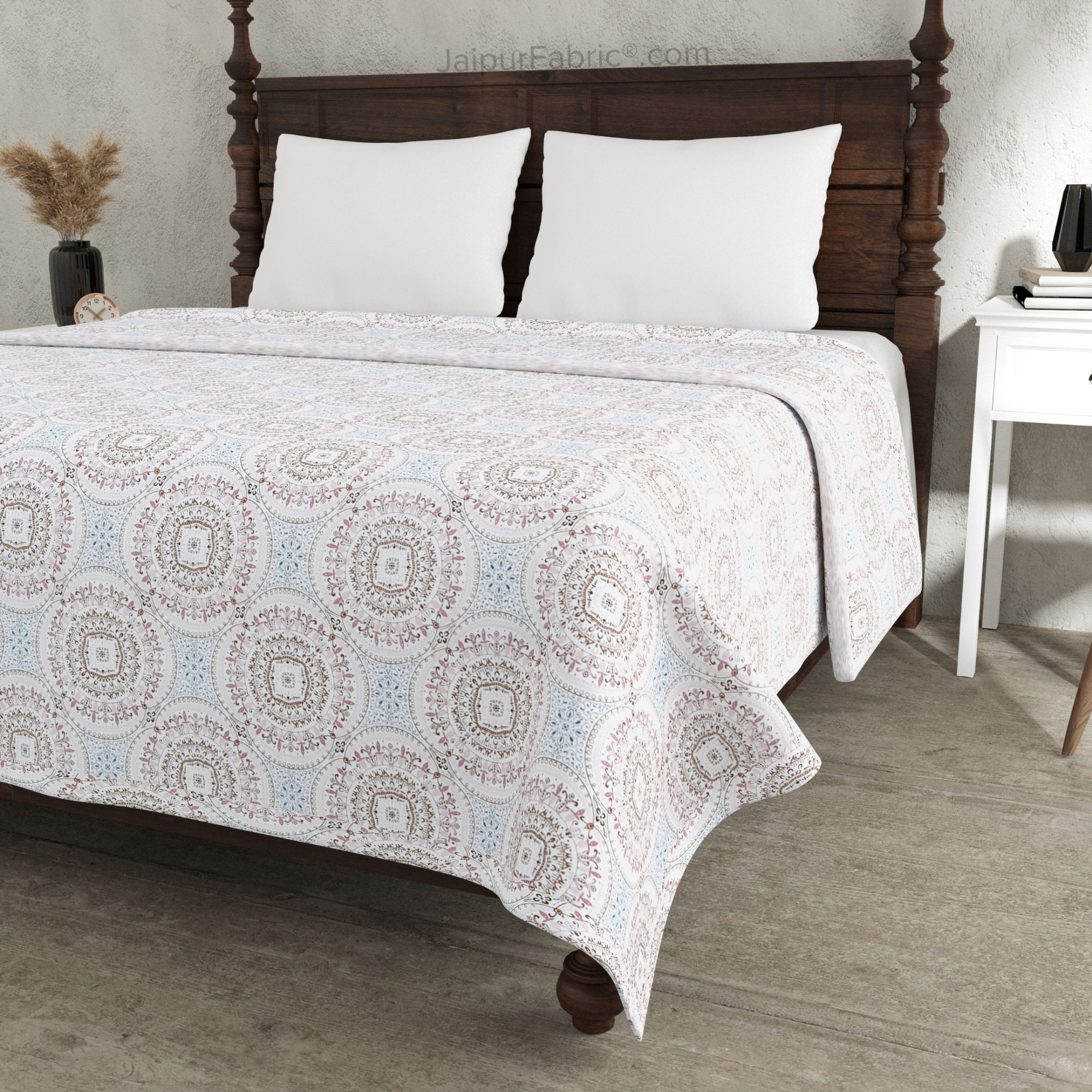 The Iconic Brown Cotton Reversible Double Bed Dohar