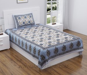 Single Bed Sheets: Buy Single Bedsheet Online - Jaipur Fabric